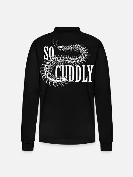 Scolopender Design - Stanley/Stella Organic Unisex Long-Sleeved Polo Shirt Prepster - black