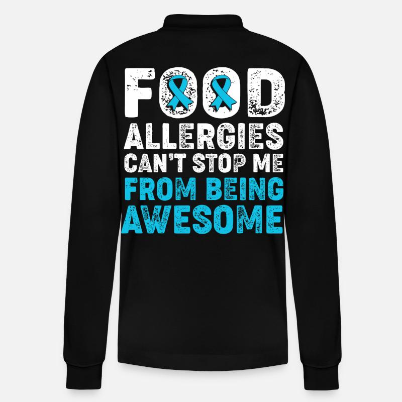 Allergie Lebensmittel - Stanley/Stella Unisex Bio-Langarm-Poloshirt Prepster - Schwarz