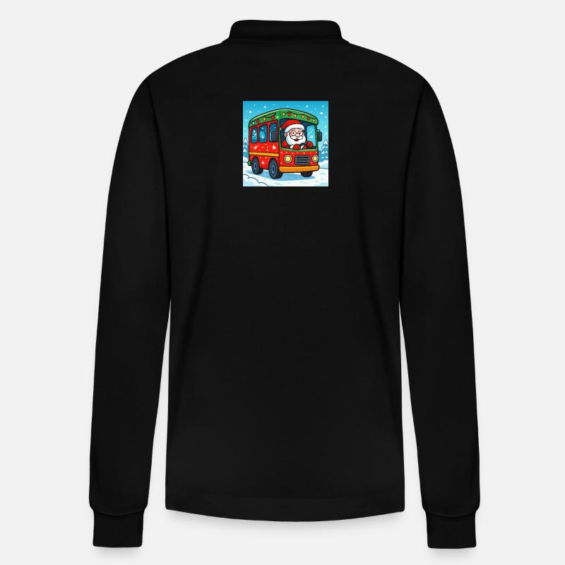 ChatOn_image - Polo à manches longues bio PREPSTER Stanley/Stella Unisexe - noir