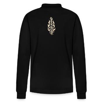 Peu importe les vêtements de ville Flame - Polo à manches longues bio PREPSTER Stanley/Stella Unisexe - noir - Dos - Anna (173cm)