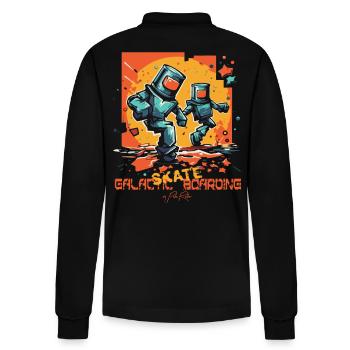 Galactic Skateboarder Skateboard, Planche à roulettes - Polo à manches longues bio PREPSTER Stanley/Stella Unisexe - noir - Dos - Anna (173cm)