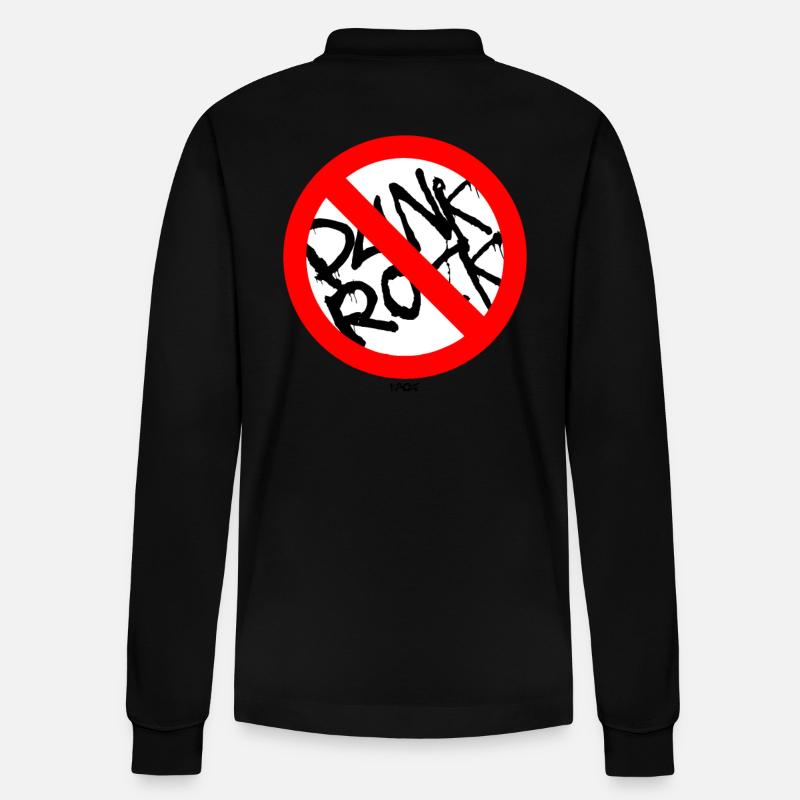 Punk Rock interdit Punk Rock - Polo à manches longues bio PREPSTER Stanley/Stella Unisexe - noir