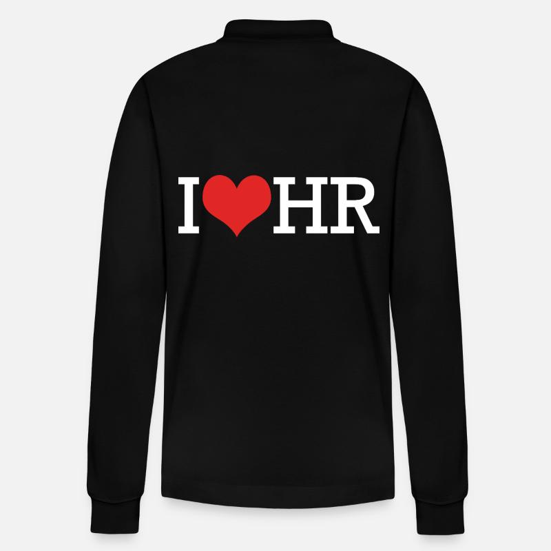 Responsable RH - Polo à manches longues bio PREPSTER Stanley/Stella Unisexe - noir