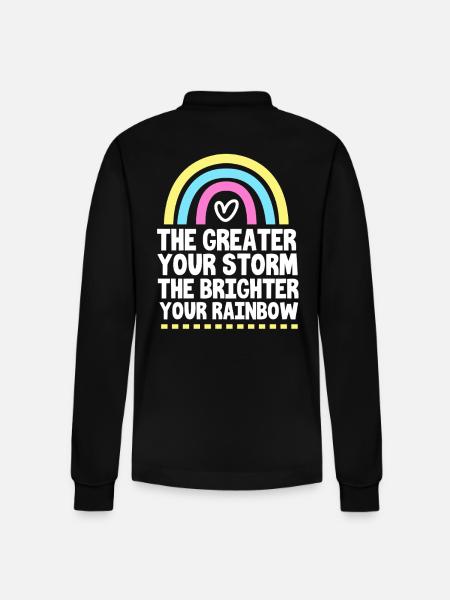 Embryo Transfer Day Fetus - Stanley/Stella Organic Unisex Long-Sleeved Polo Shirt Prepster - black