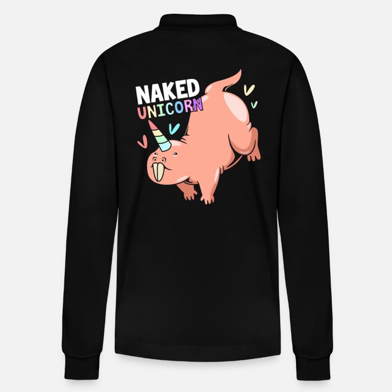 Chiot de sable - Polo à manches longues bio PREPSTER Stanley/Stella Unisexe - noir