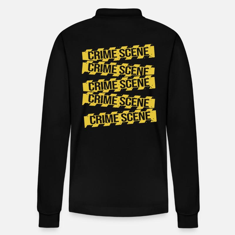 Forensics Forensic Experts - Stanley/Stella Organic Unisex Long-Sleeved Polo Shirt Prepster - black