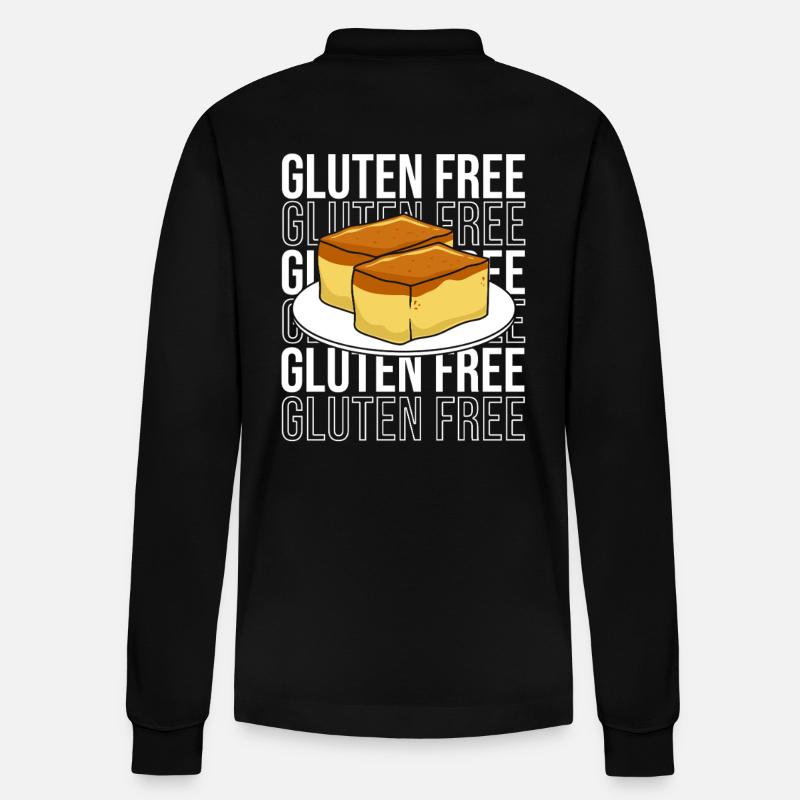 Glutenfrei - Stanley/Stella Unisex Bio-Langarm-Poloshirt Prepster - Schwarz