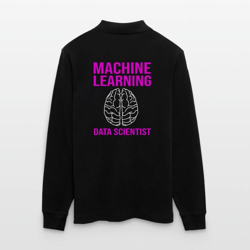 Coder Programmer GPT Stanley/Stella Organic Unisex Long-Sleeved Polo Shirt Prepster