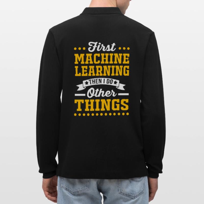 Programmierer Coder GPT Stanley/Stella Unisex Bio-Langarm-Poloshirt Prepster