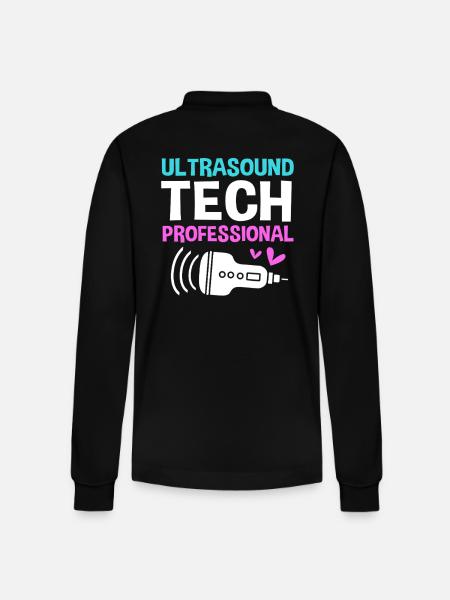Ultrasonic Technician Ultrasonic Technician - Stanley/Stella Organic Unisex Long-Sleeved Polo Shirt Prepster - black