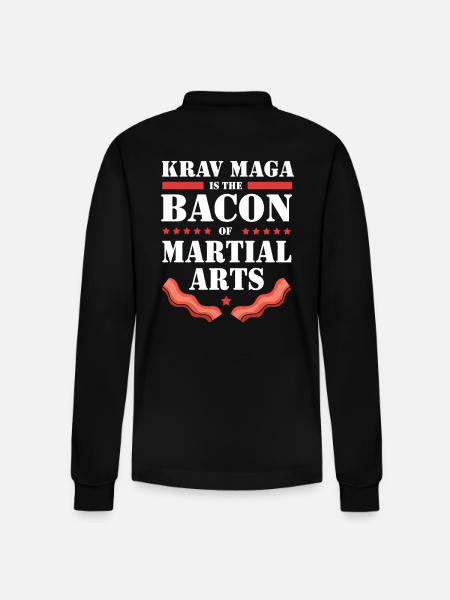 Krav Maga - Stanley/Stella Unisex Bio-Langarm-Poloshirt Prepster - Schwarz