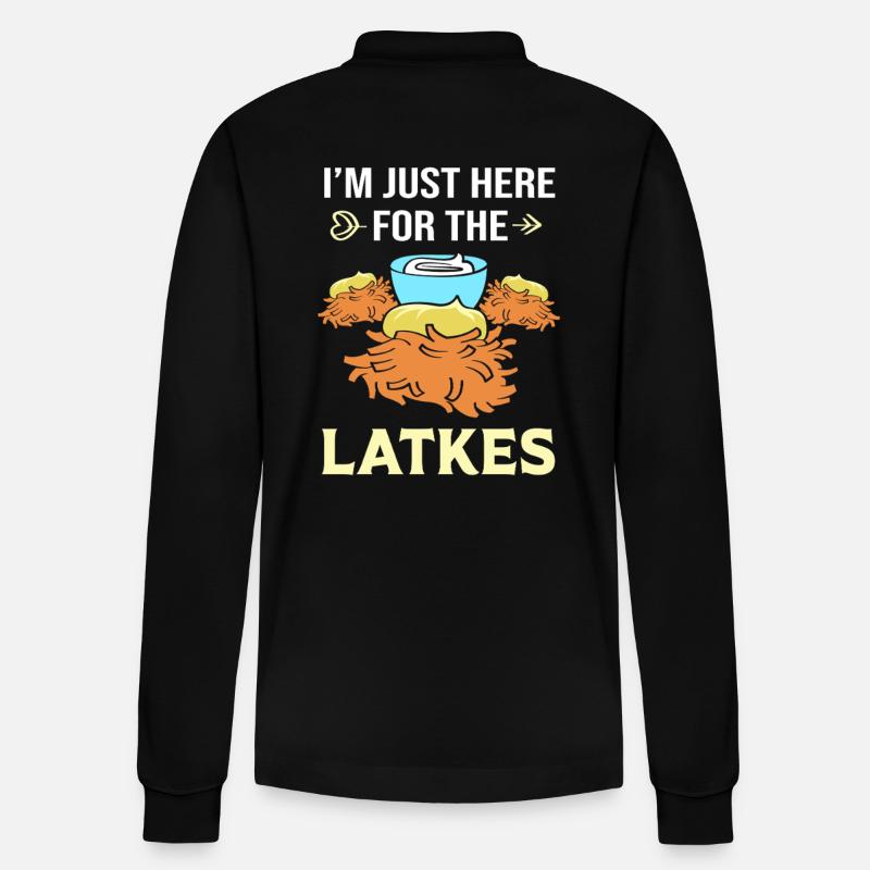 Hanoukka Hanoukka Hanoukka - Polo à manches longues bio PREPSTER Stanley/Stella Unisexe - noir