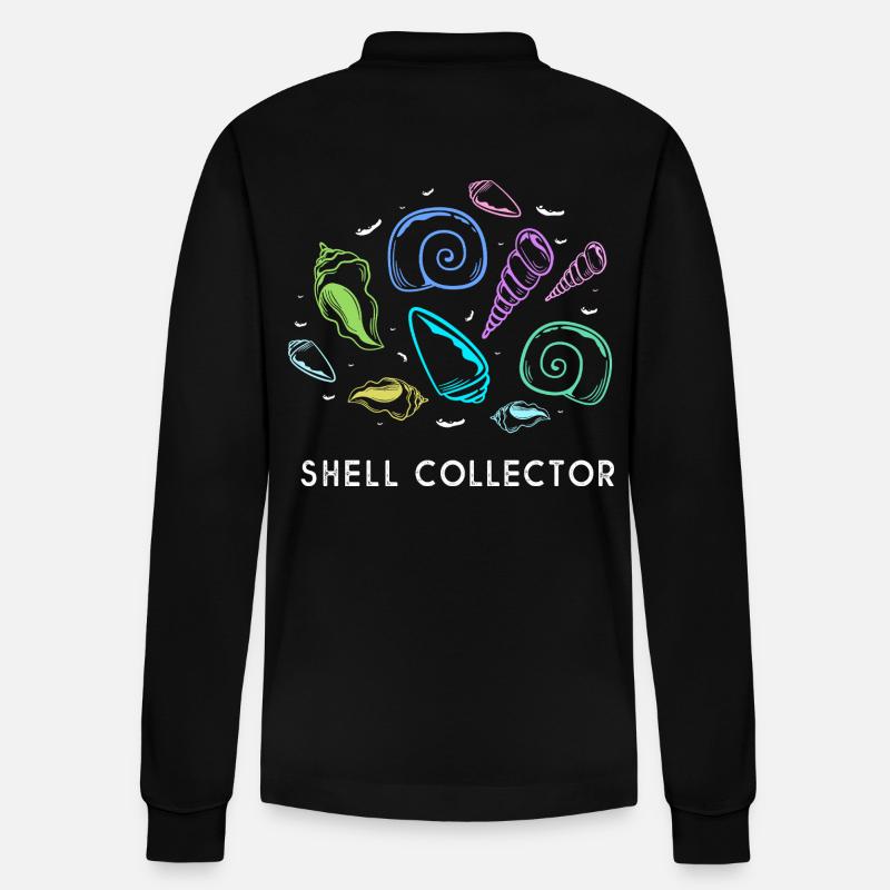 Coque collectrice d’obus - Polo à manches longues bio PREPSTER Stanley/Stella Unisexe - noir