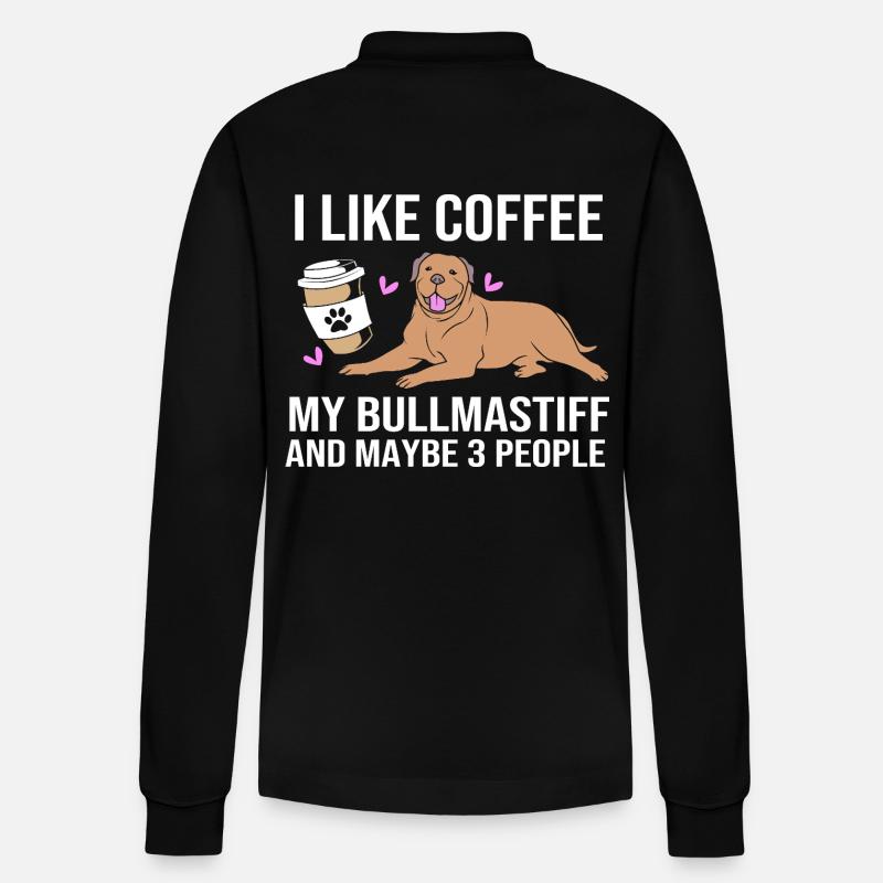 Bullmastiff - Stanley/Stella Unisex Bio-Langarm-Poloshirt Prepster - Schwarz