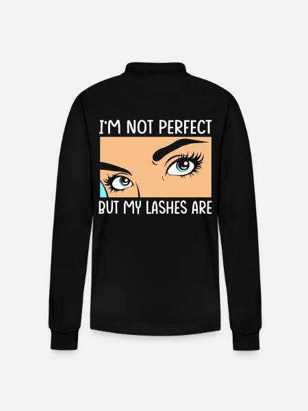 Make-up Cosmetics Beautician - Stanley/Stella Organic Unisex Long-Sleeved Polo Shirt Prepster - black