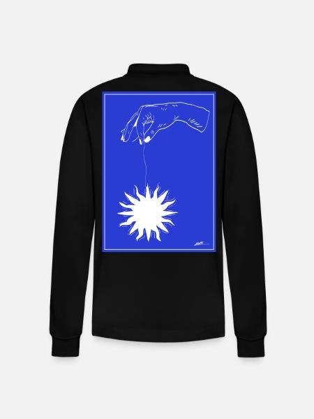 shine - Stanley/Stella Organic Unisex Long-Sleeved Polo Shirt Prepster - black