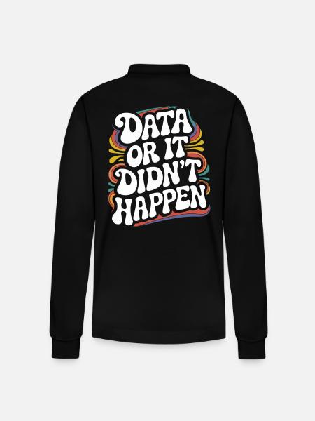 Data Analyst Data Scientist Data Engineer - Data - Stanley/Stella Organic Unisex Long-Sleeved Polo Shirt Prepster - black