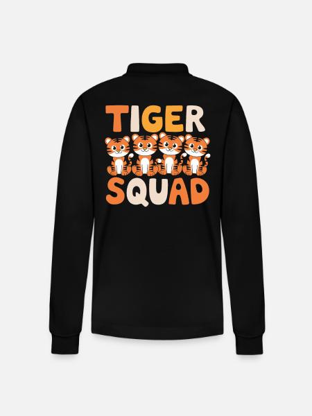 Tiger Group Design Tiger Squad - Polo à manches longues bio PREPSTER Stanley/Stella Unisexe - noir
