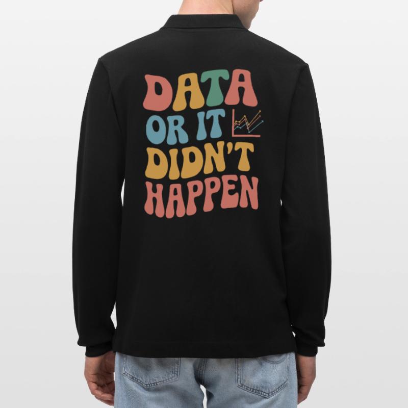 Data Analyst Data Scientist Data Engineer - Stanley/Stella Organic Unisex Long-Sleeved Polo Shirt Prepster