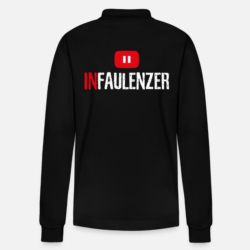 Infaulenzer - Stanley/Stella Unisex Bio-Langarm-Poloshirt Prepster - Schwarz