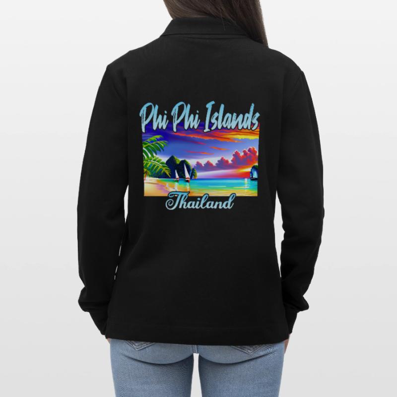 Phi Phi Islands Stanley/Stella Unisex Bio-Langarm-Poloshirt Prepster