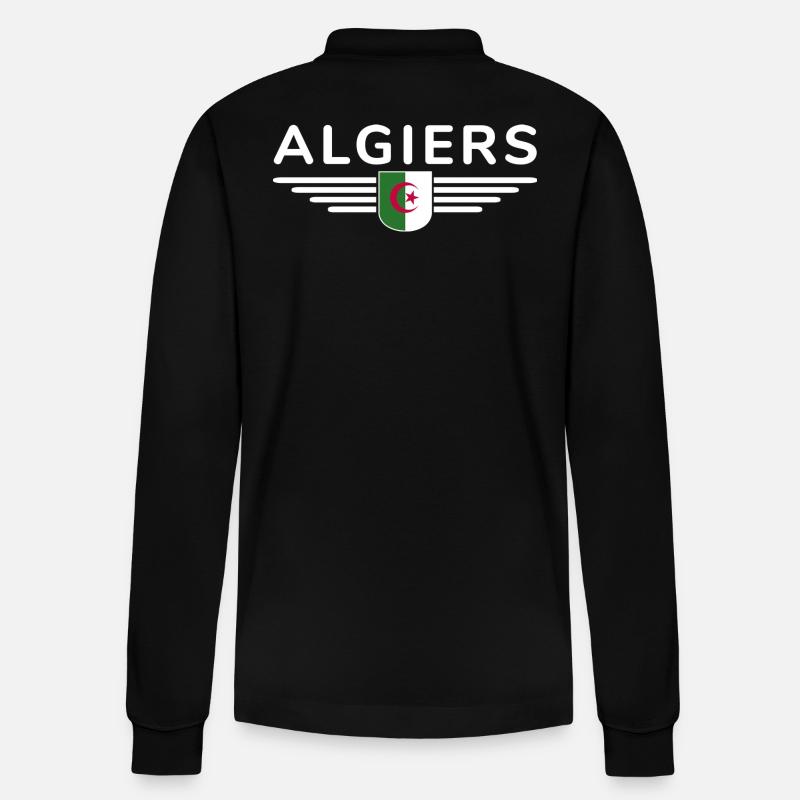 Alger Design – Capitale de l’Algérie - Polo à manches longues bio PREPSTER Stanley/Stella Unisexe - noir
