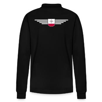 T-shirt Malte – Pour les fans de l’île - Polo à manches longues bio PREPSTER Stanley/Stella Unisexe - noir - Dos - Anna (173cm)