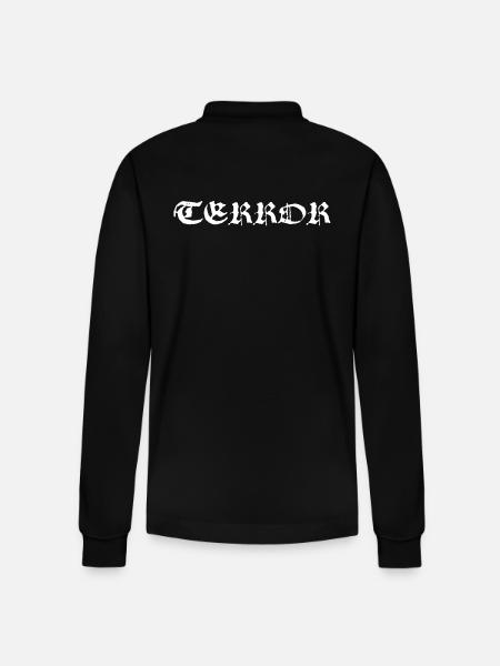terror - Stanley/Stella Unisex Bio-Langarm-Poloshirt Prepster - Schwarz