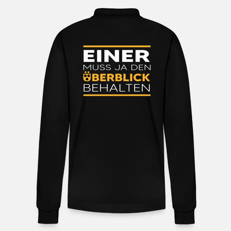blind sehbeeinträchtigung blindenhund überblick - Stanley/Stella Unisex Bio-Langarm-Poloshirt Prepster - Schwarz