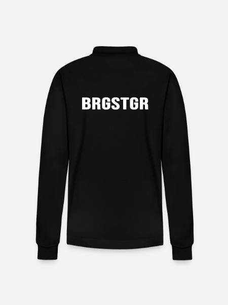 bergsteiger klettern bergfex - Stanley/Stella Unisex Bio-Langarm-Poloshirt Prepster - Schwarz