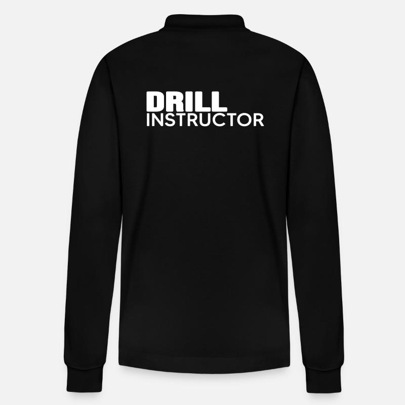 Instructeur « drill-instructeur » Coach - Polo à manches longues bio PREPSTER Stanley/Stella Unisexe - noir