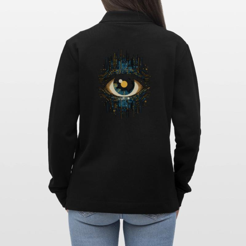 Eye Electronics Stanley/Stella Organic Unisex Long-Sleeved Polo Shirt Prepster
