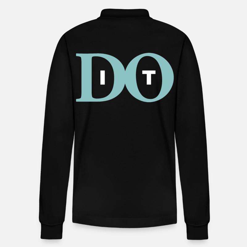 Fais-le - Polo à manches longues bio PREPSTER Stanley/Stella Unisexe - noir