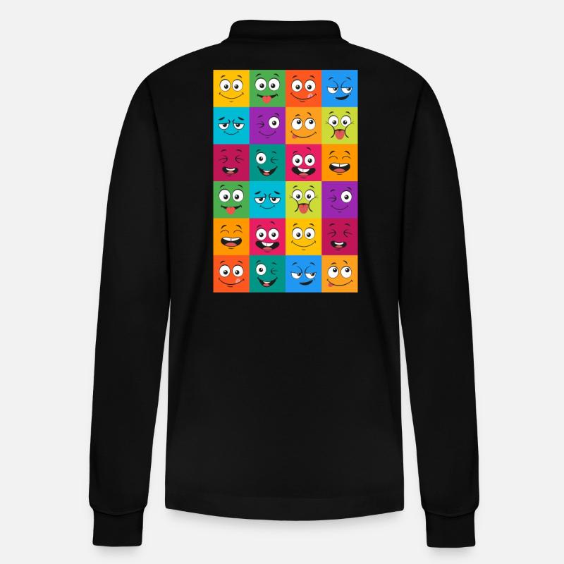 Motivation - Stanley/Stella Unisex Bio-Langarm-Poloshirt Prepster - Schwarz