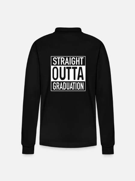 Graduation OUTTA directe - Polo à manches longues bio PREPSTER Stanley/Stella Unisexe - noir