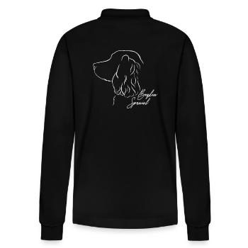 Boykin Spaniel Profil Chien Chien Wilsigns - Polo à manches longues bio PREPSTER Stanley/Stella Unisexe - noir - Dos - Anna (173cm)