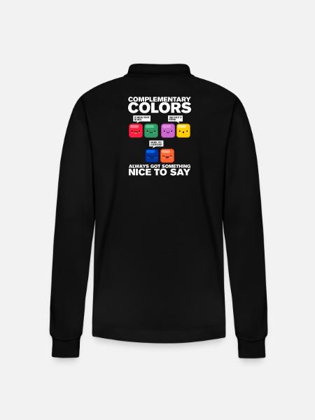 Kunstner kunstner kunstner gave - Stanley/Stella Prepster økologisk unisex langærmet poloshirt - sort