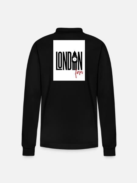 Fan de Londres - Polo à manches longues bio PREPSTER Stanley/Stella Unisexe - noir