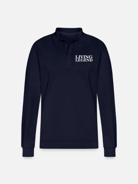 Living Legend - Stanley/Stella Unisex Bio-Langarm-Poloshirt Prepster - Navy