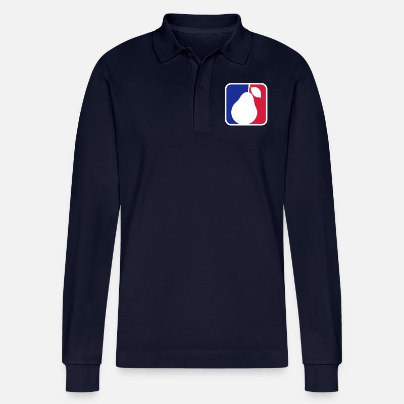 Pear Sport Logo - Polo à manches longues bio PREPSTER Stanley/Stella Unisexe - bleu marine