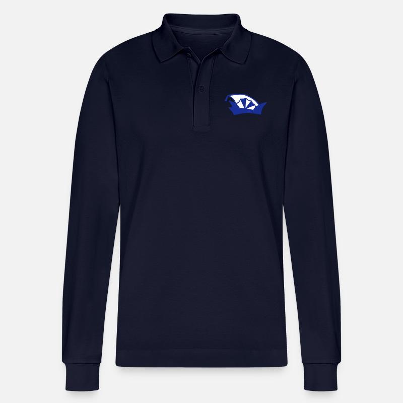 Karneval - Stanley/Stella Unisex Bio-Langarm-Poloshirt Prepster - Navy