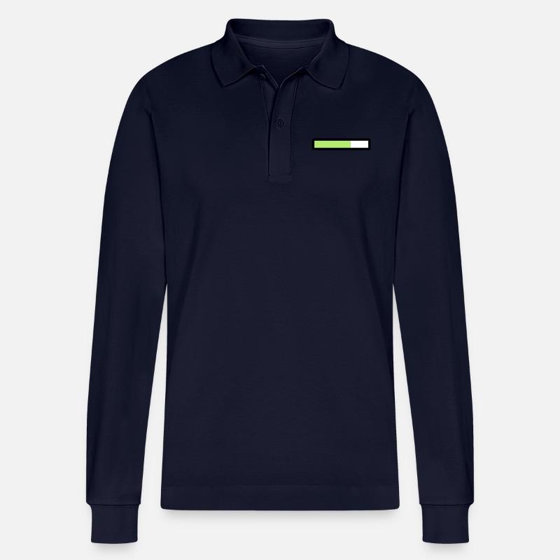 loading - Stanley/Stella Organic Unisex Long-Sleeved Polo Shirt Prepster - navy
