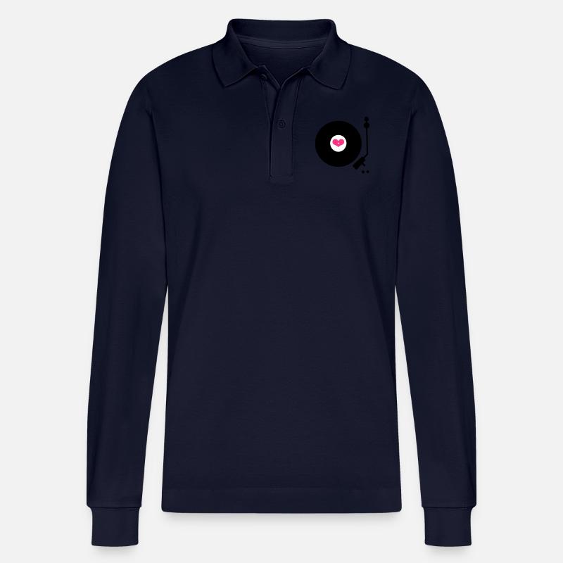 schallplatte - Stanley/Stella Unisex Bio-Langarm-Poloshirt Prepster - Navy