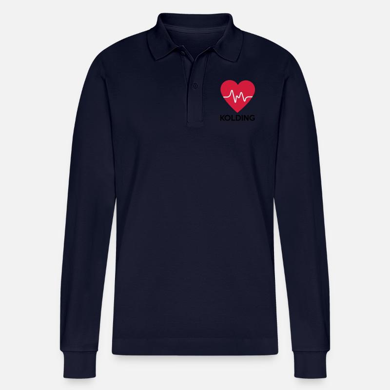 Herz Kolding - Stanley/Stella Unisex Bio-Langarm-Poloshirt Prepster - Navy