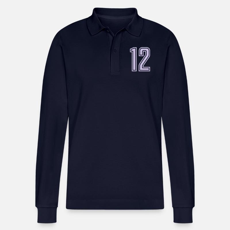 12 - Stanley/Stella Unisex Bio-Langarm-Poloshirt Prepster - Navy