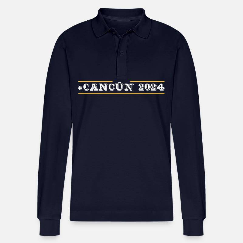 Cancun 2024 - Stanley/Stella Unisex Bio-Langarm-Poloshirt Prepster - Navy