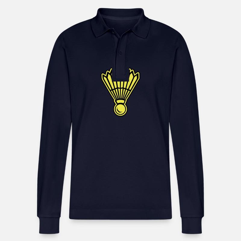 Badminton Sport - Stanley/Stella Unisex Bio-Langarm-Poloshirt Prepster - Navy