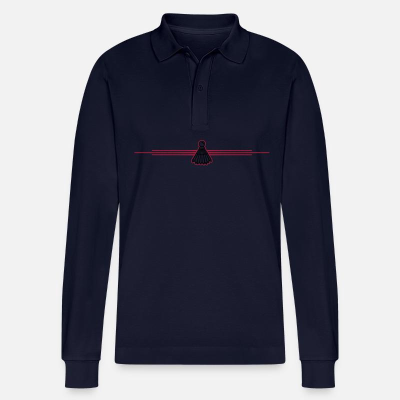 Badminton Linie - Stanley/Stella Unisex Bio-Langarm-Poloshirt Prepster - Navy