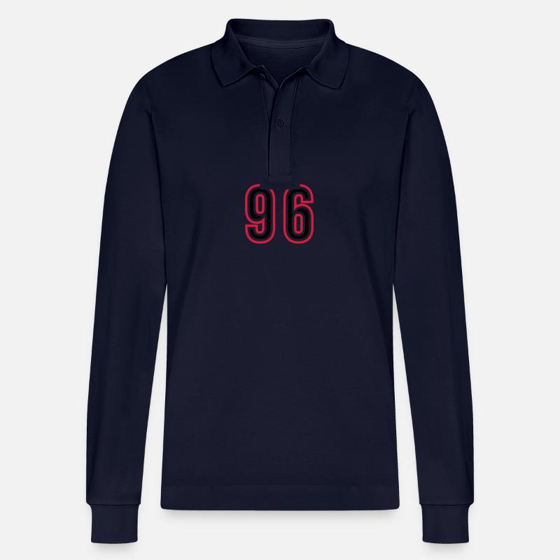 96 Nombre d’années Jersey - Polo à manches longues bio PREPSTER Stanley/Stella Unisexe - bleu marine