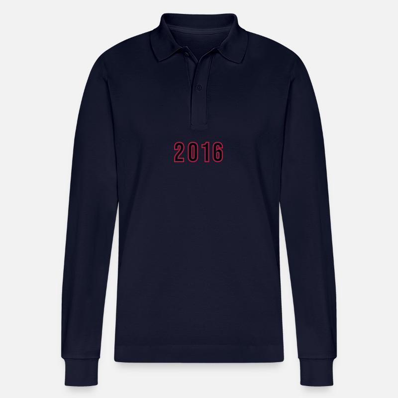 Numéro de l’année 2016 - Polo à manches longues bio PREPSTER Stanley/Stella Unisexe - bleu marine